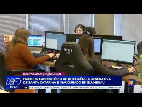 Blumenau inaugura primeiro laboratório de inteligência artificial generativa de SC