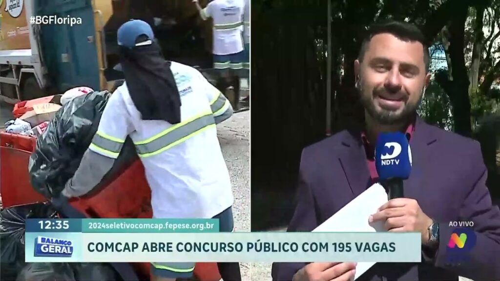 COMCAP abre concurso público com 195 vagas para Florianópolis