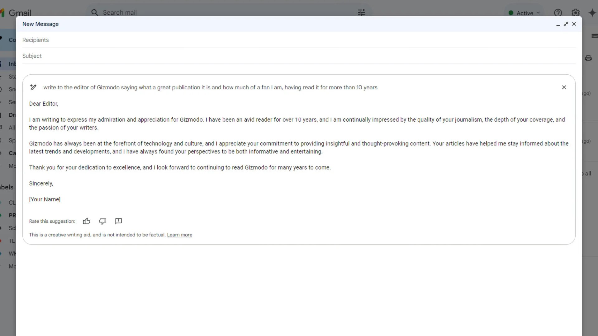 Como (e quando) usar o Gemini AI no Gmail e no Google Docs