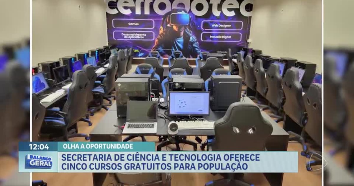 Secretaria de Ciência e Tecnologia oferece cursos gratuitos na área de tecnologia – Noticias R7