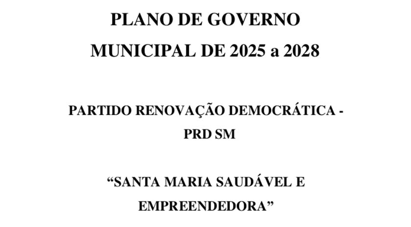 ELEIÇÕES 2024. Moacir Alves é o sétimo candidato a prefeito a apresentar seu Plano de Governo. Confira!