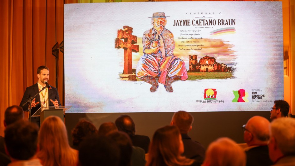 Governo do Estado lança Festejos Farroupilhas 2024 homenageando o centenário de Jayme Caetano Braun