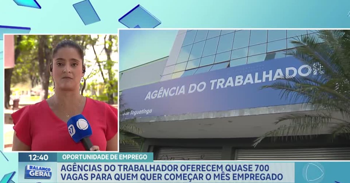 Agências do trabalhador do DF oferecem 698 vagas de emprego nesta segunda – Noticias R7