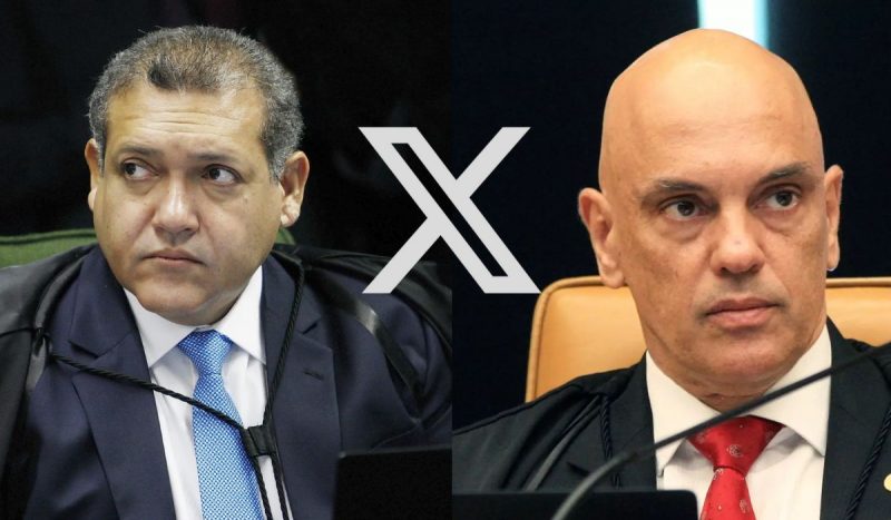Bloqueio do X: Nunes Marques desafia Alexandre de Moraes e leva caso para plenário