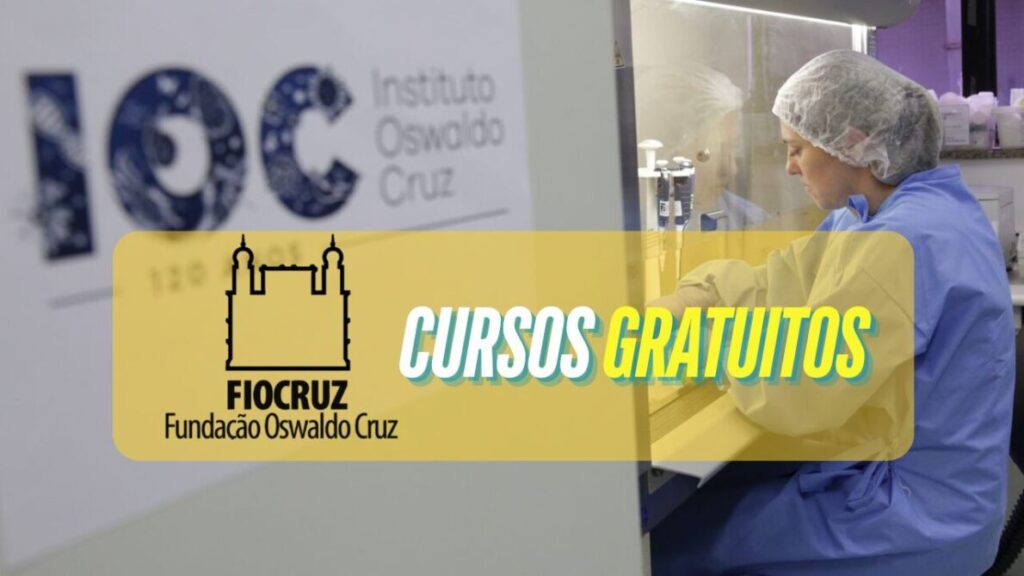 cursos gratuitos - fiocruz - fundação Oswaldo cruz - cursos online