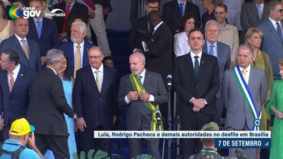 Independência do Brasil: Pacheco acompanha desfile de 7 de setembro em Brasília