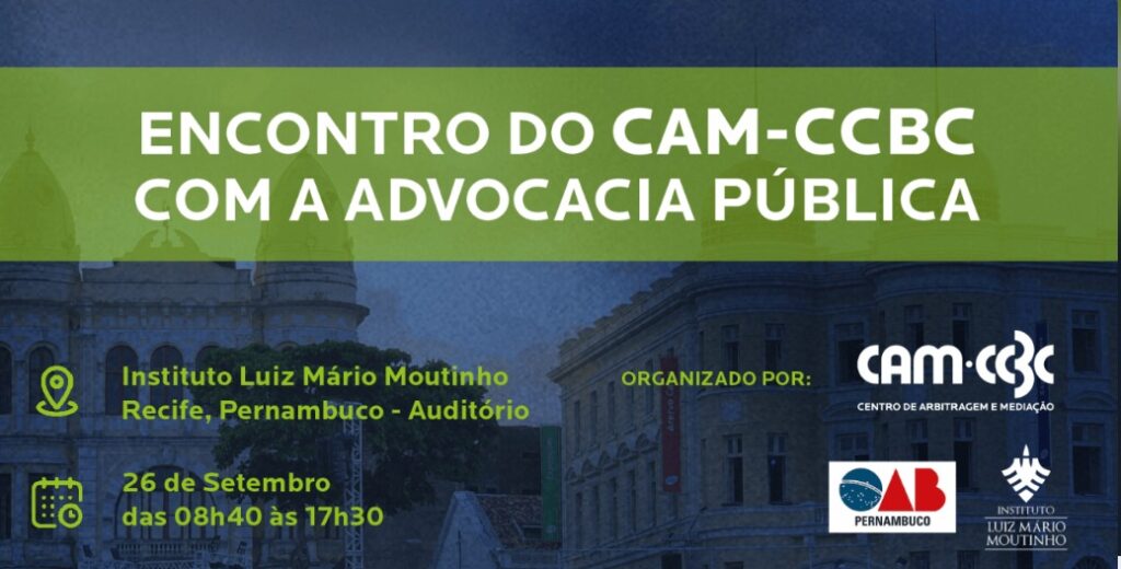 Participe do Encontro sobre Arbitragem e Mediação na Advocacia Pública em Pernambuco