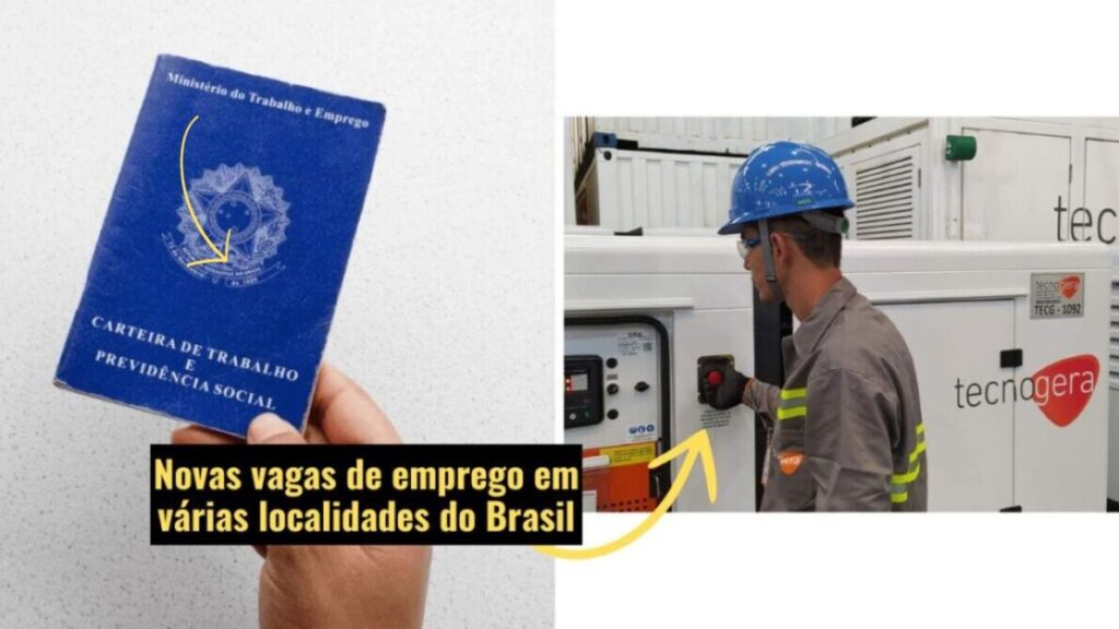 A Tecnogera Geradores está com vagas de emprego abertas! Oportunidades para mecânico, assistente de suporte, lavador e mais