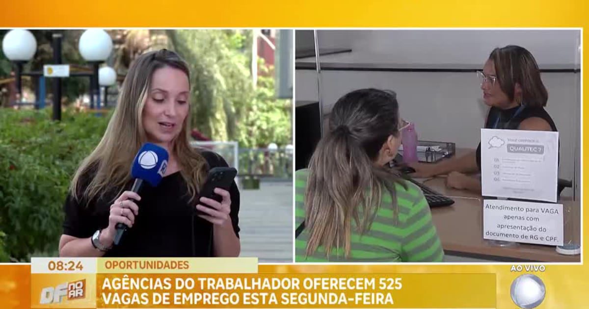 Agências do trabalhador oferecem 525 vagas de emprego nesta segunda-feira – Noticias R7