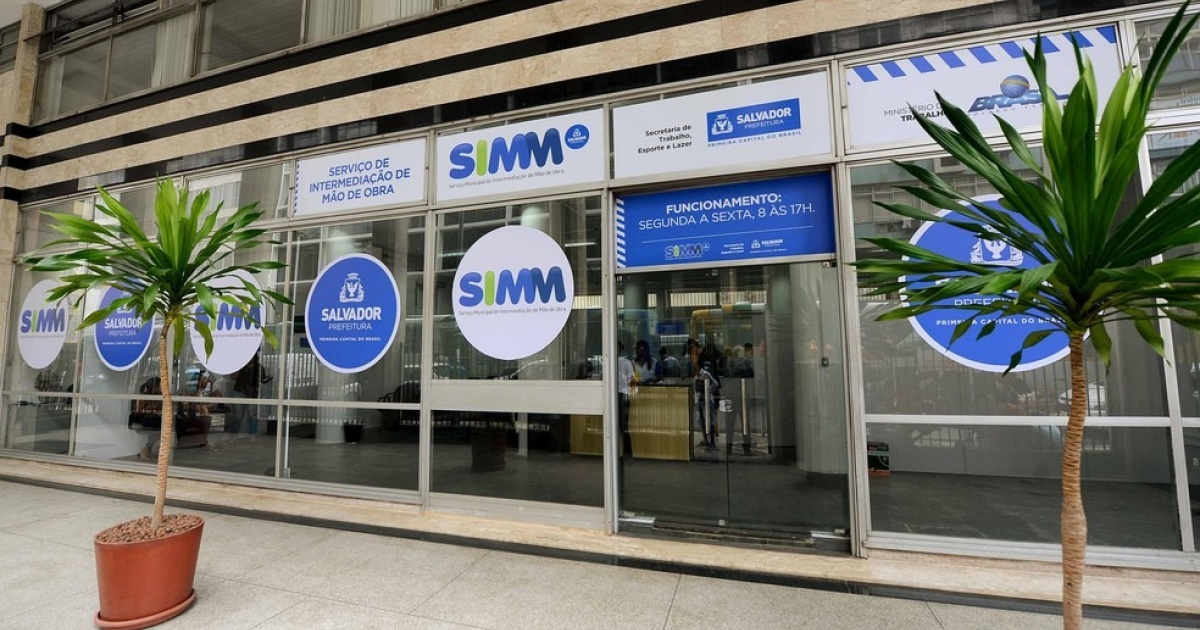Com salários até R$ 2,3 mil, serviço da prefeitura de Salvador oferece 186 vagas de emprego nesta segunda-feira