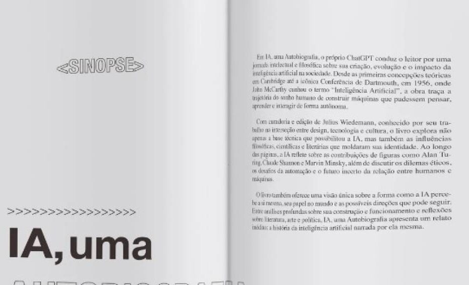 A autobiografia da IA: leia trecho de livro escrit...