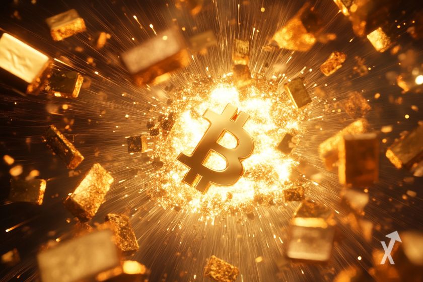 Bitcoin pode seguir a trajetória explosiva do Ouro ?