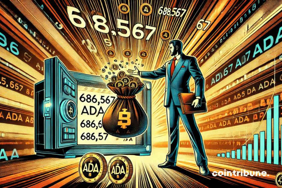 Cardano compra 686.567 ADA em um movimento histórico para seu caixa cripto