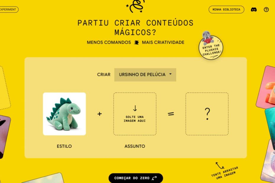 Google Whisk: como usar a inteligência artificial para juntar imagens
