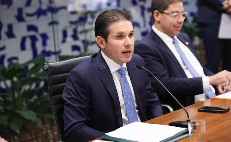 Reunião de Líderes. Presidente da Câmara dos Deputados, Hugo Motta (REPUBLICANOS - PB)