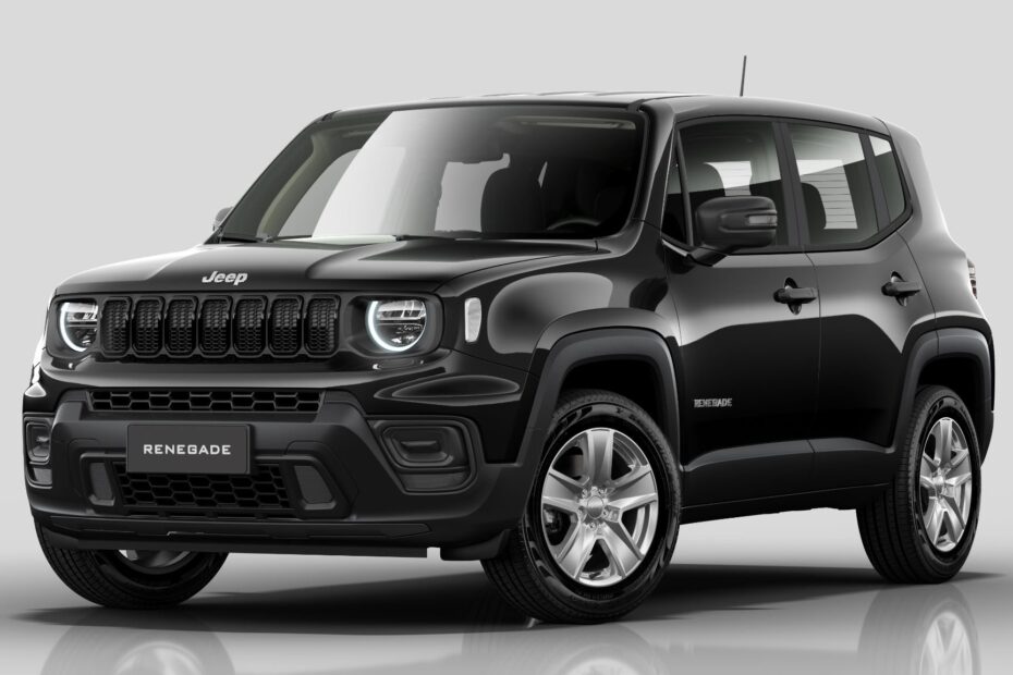 Jeep Renegade 1 3 turbo T270 2025 preto carbon frente