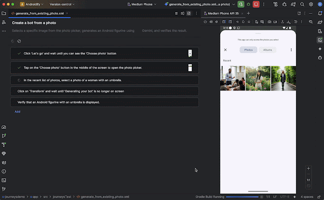 Android Studio agora escreve testes e corrige erros sozinho com ajuda do Gemini