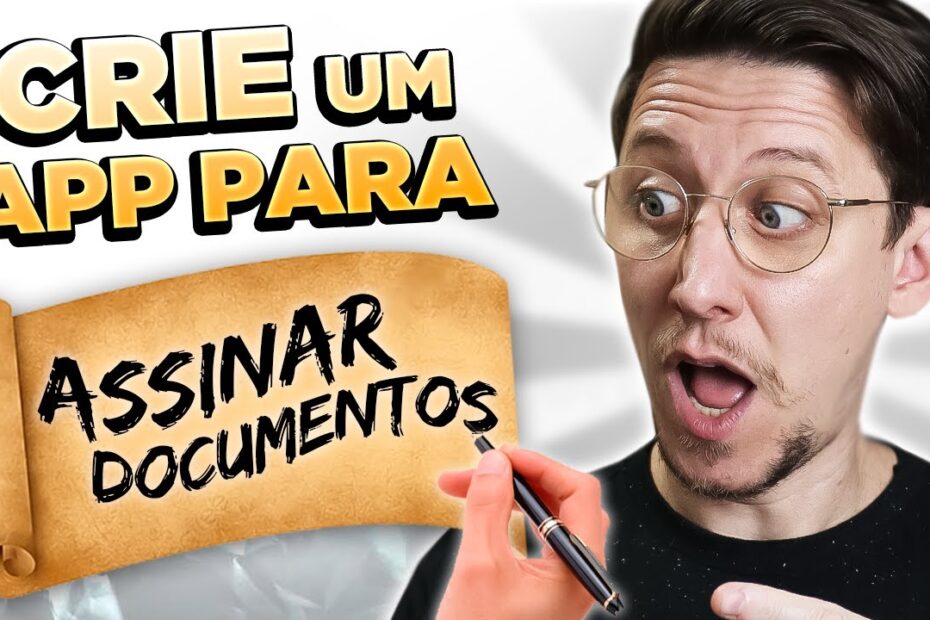 CRIE UM APP PARA ASSINAR DOCUMENTOS CRONAPP