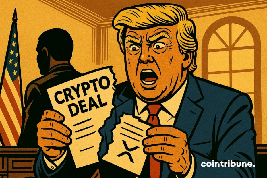 Cripto: Donald Trump traído por um colaborador pró XRP?