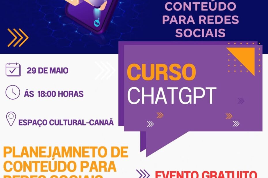 Curso gratuito de Planejamento de Conteúdo para Redes Sociais em Canaã