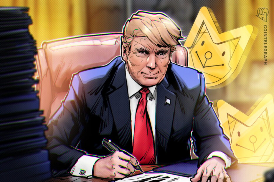Donald Trump dá respostas conflitantes sobre os lucros da memecoin