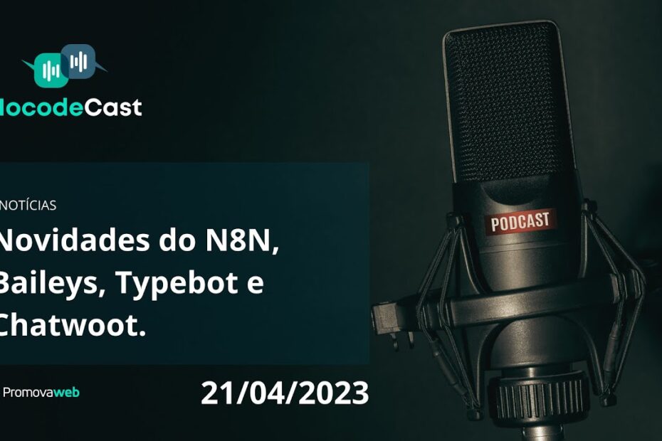 NocodeCast 002 - Novidades do Baileys, N8N, Chatwoot e Typebot