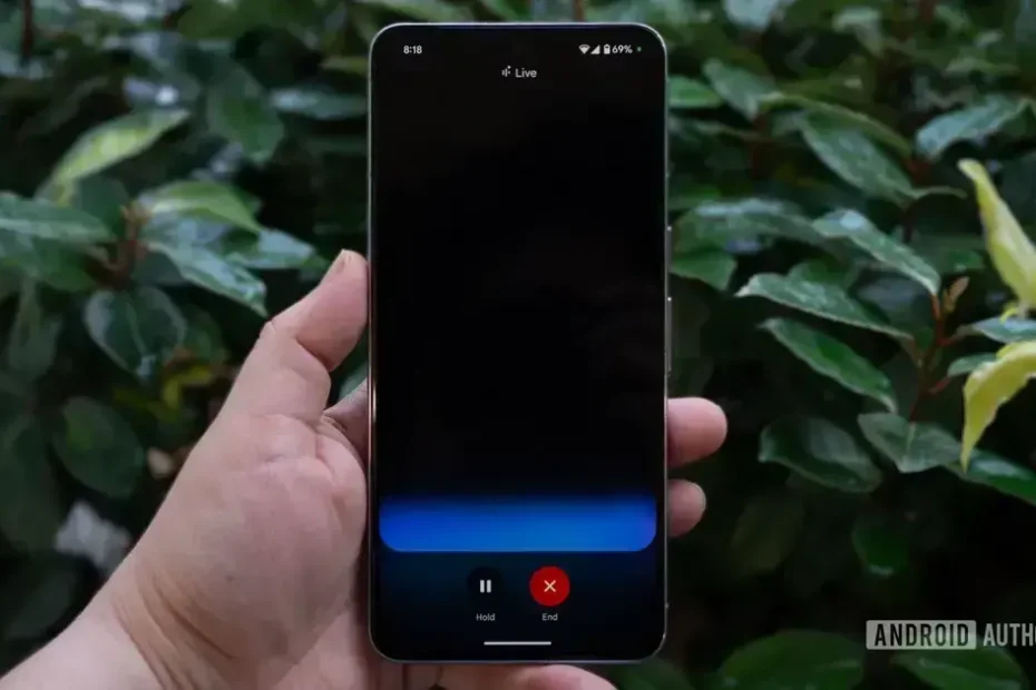 Google prepara nova interface compacta para o Gemini Live