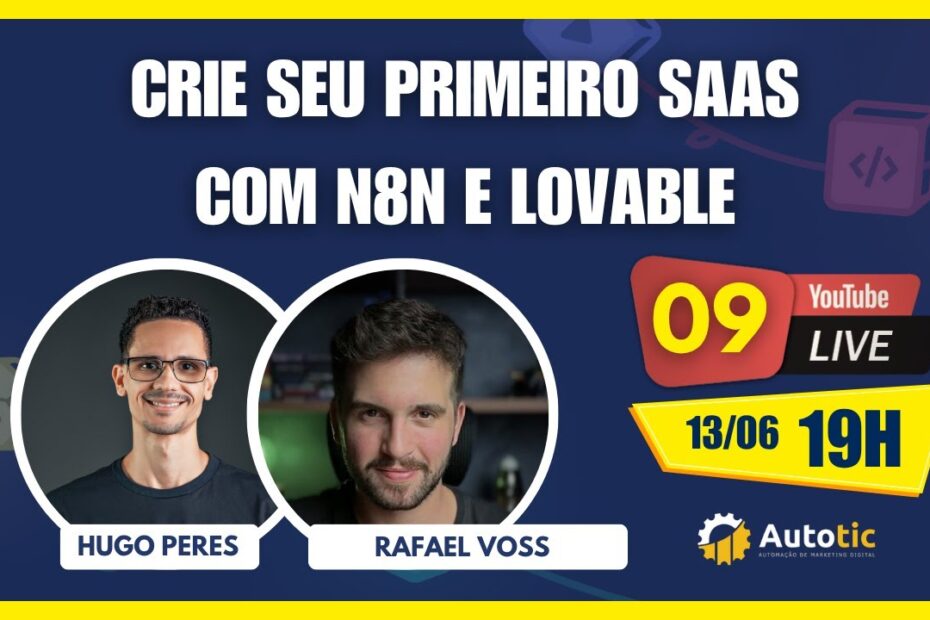 Live 09 - Crie seu primeiro SaaS com n8n e Lovable