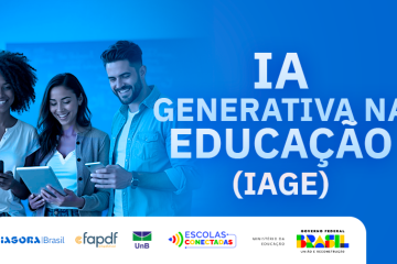 Curso IA Generativa na Educação (IAGE) é oferecido em parceria com o Ministério da Educação, no âmbito da Estratégia Nacional de Escolas Conectadas (ENEC) -  (crédito: Divulgação)