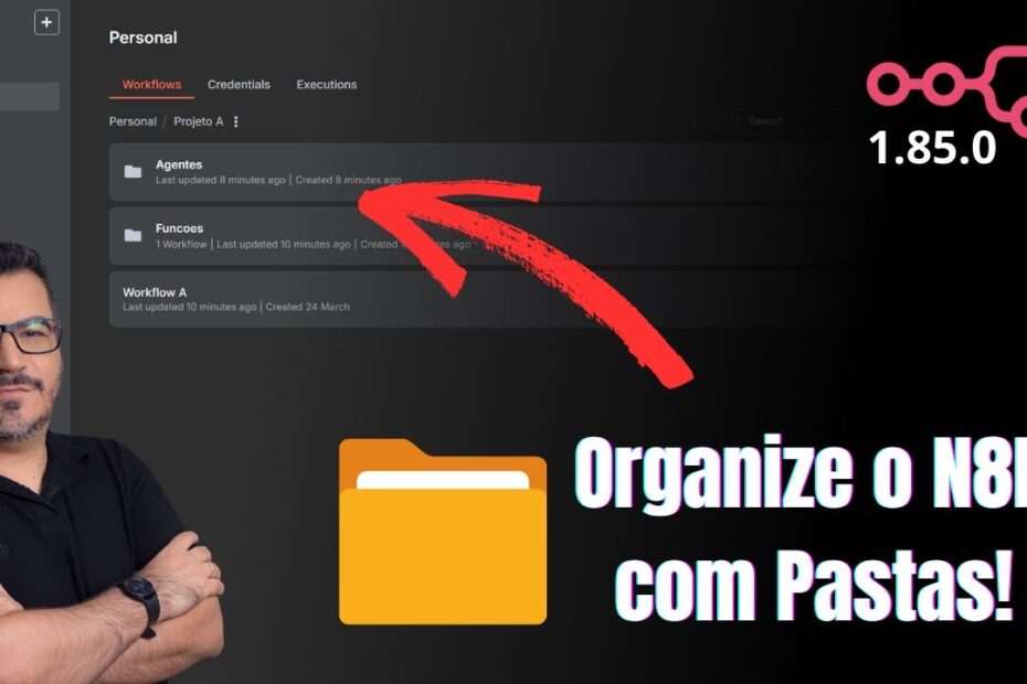 Organize seus Workflows do N8N com Pastas