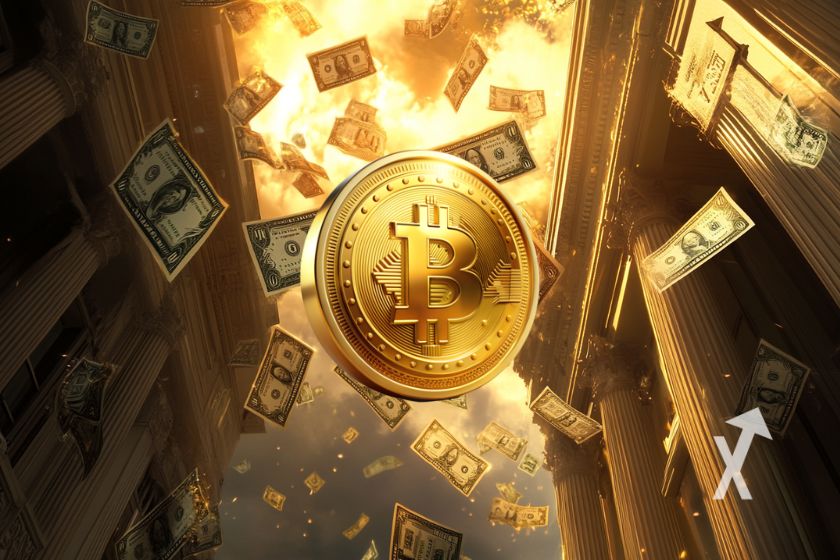 Criptomoeda supera o dólar americano financiando.