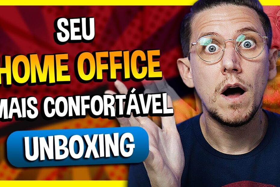 SEU HOME OFFICE MAIS CONFORTÁVEL: MESA COM REGULAGEM DE ALTURA [UNBOXING]