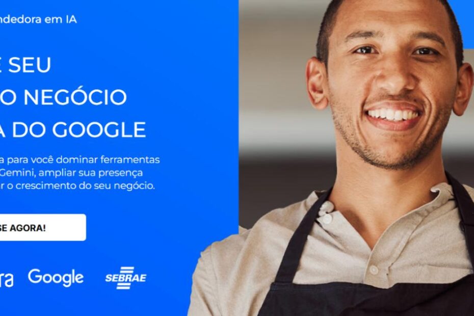 Sebrae, Google e Alura lançam curso gratuito para capacitar pequenos negócios com Inteligência Artificial e presença digital