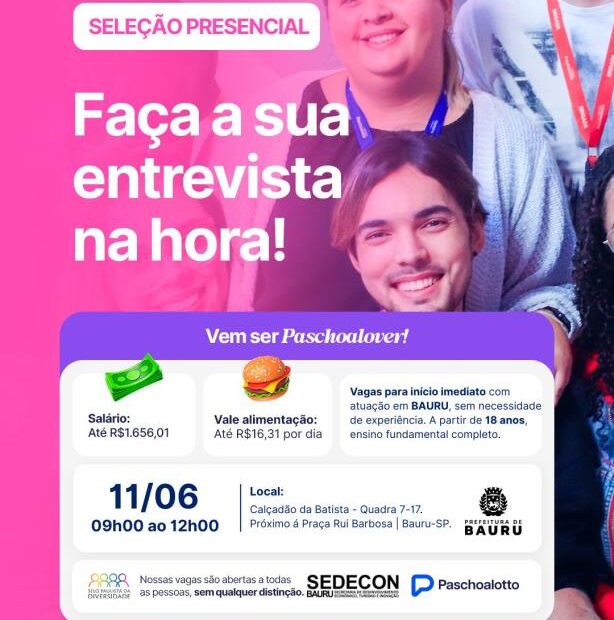 Sedecon participa de processo seletivo para vagas de emprego na empresa Paschoalotto