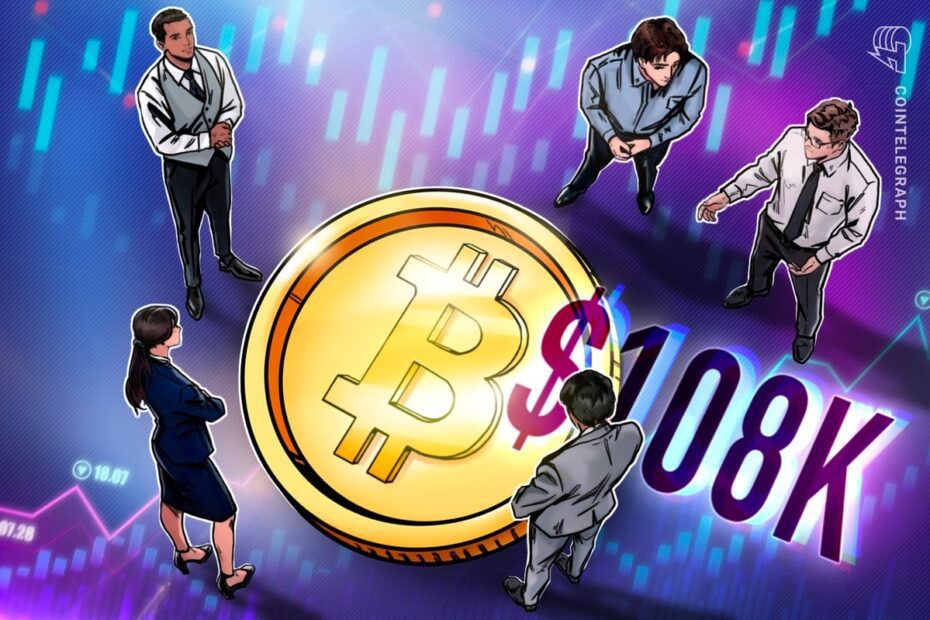 Bitcoin pode oscilar entre US$ 104 mil e US$ 112 mil, diz analista