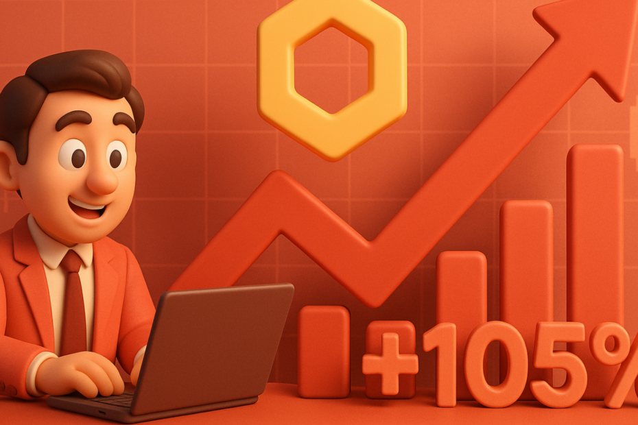 Chainlink lidera reações do mercado com alta de 105% nas transações