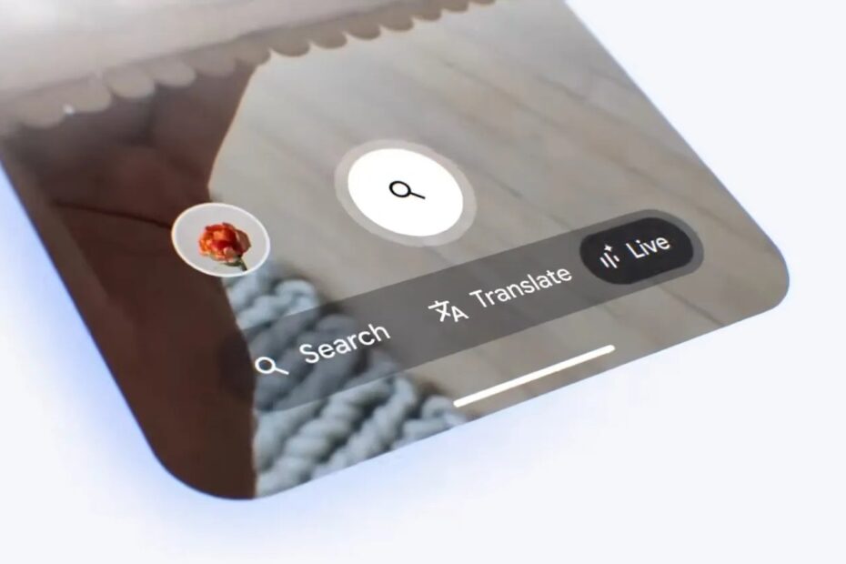 Google Lens com Live do Gemini