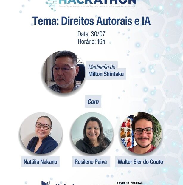 IMG-  Inteligência artificial e direitos autorais são tema de live