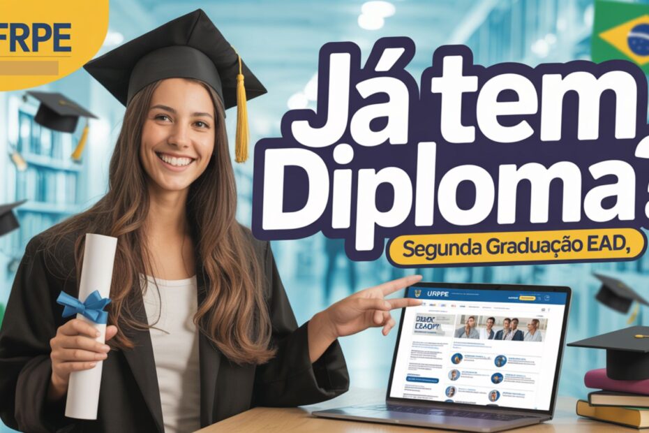 Já tem diploma? UFRPE oferece vagas para uma segunda graduação EAD