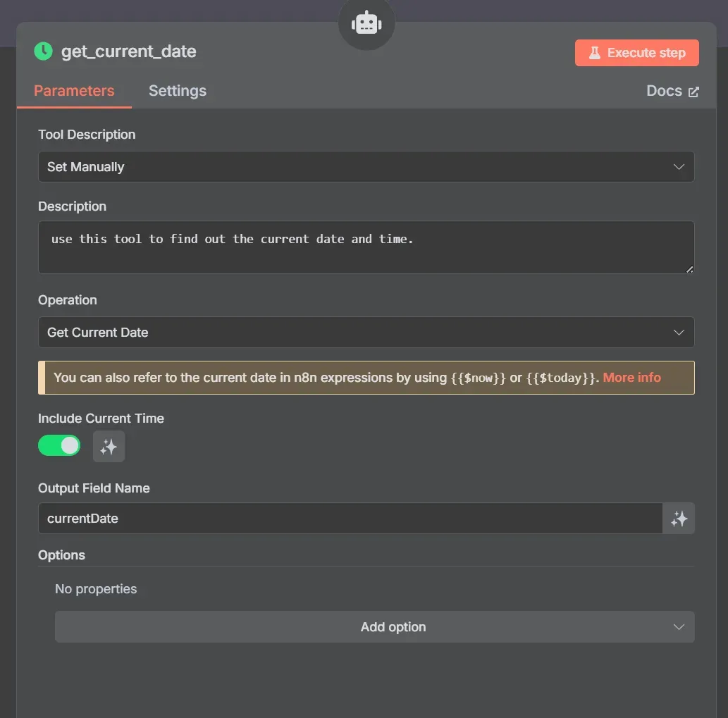 What Is AI Sentiment Analysis and How to Build It with n8n? – n8n Blog 9 Current date and time tool