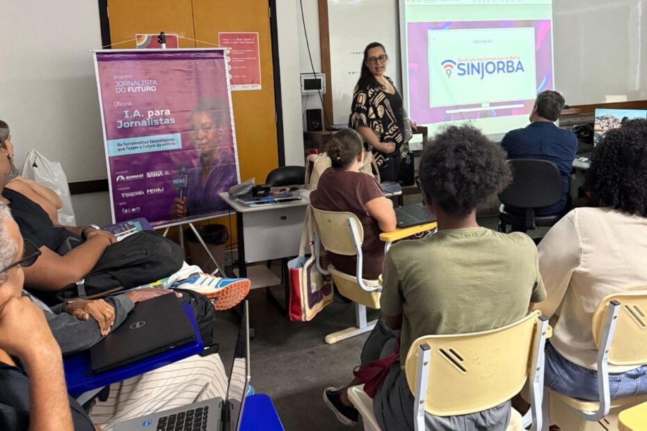 Sinjorba promove curso sobre Inteligência Artificial na Faculdade de Comunicação da Ufba -