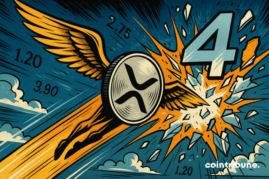 XRP aponta para US$ 4 com base sólida