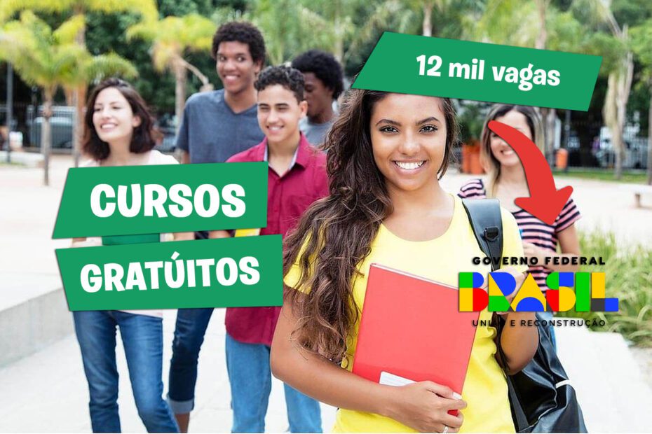 12 mil vagas de cursos 100% online e gratuitos para jovens do CadÚnico em áreas como Inteligência Artificial, Marketing Digital, Administração, Empreendedorismo e muitas outras