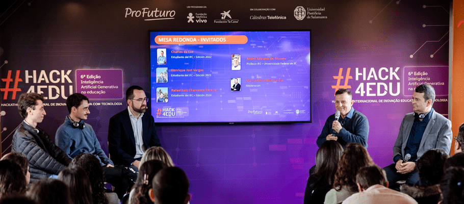 Imagem ilustra matéria sobre evento com foco em inteligência artificial na educação