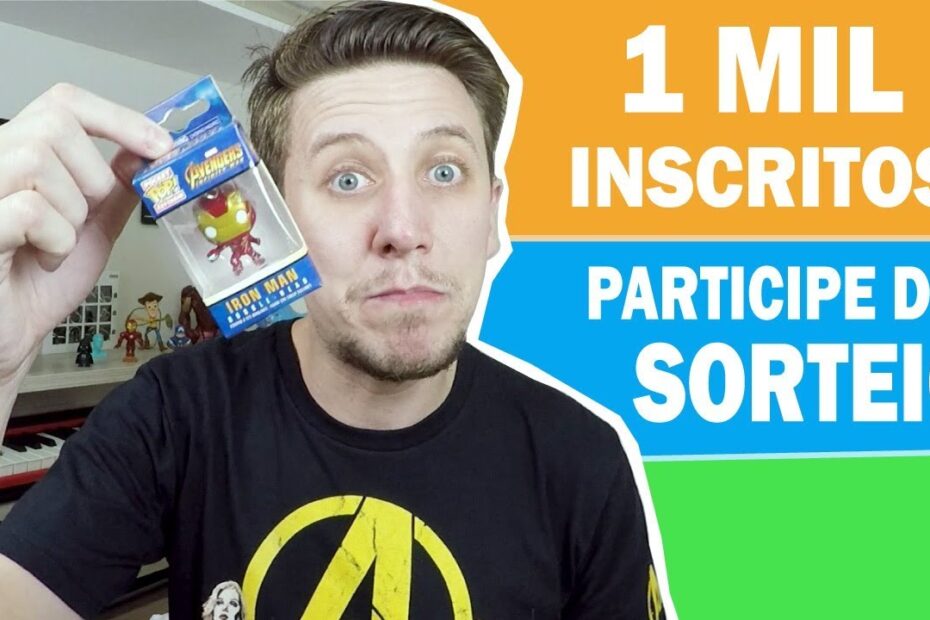 Mil inscritos, e agora? Participe do sorteio do IRON MAN!