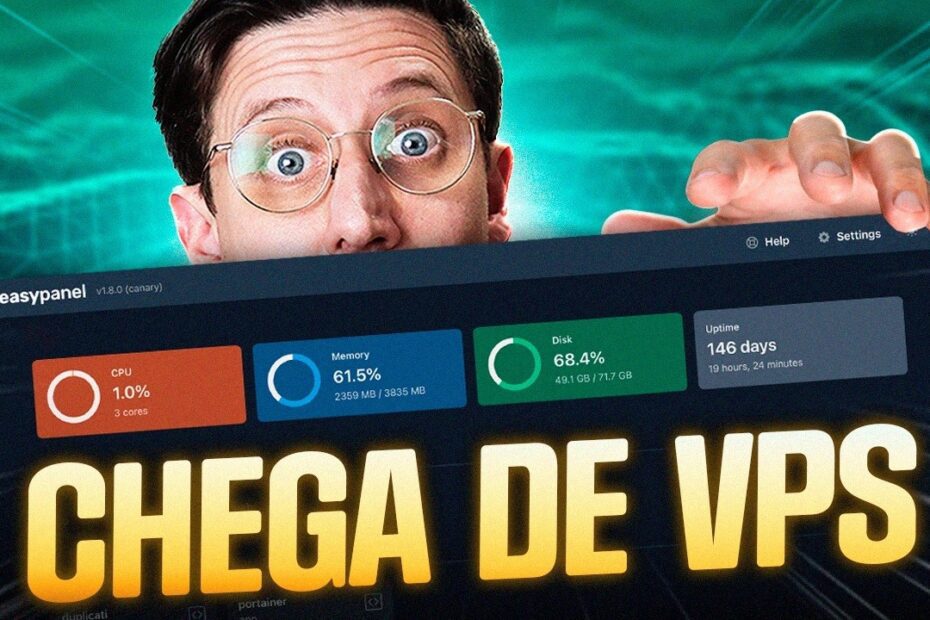 Sofrer com VPS? Nunca Mais! Esse Painel No-Code Faz Tudo por Você