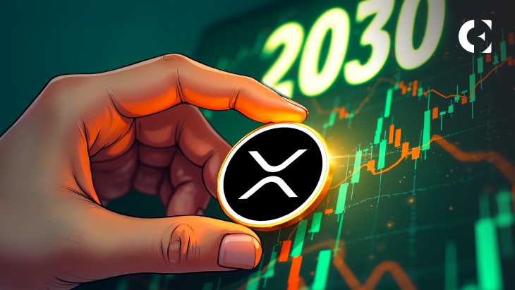 Analysis of a long-term XRP price prediction that forecasts a potential rally to $26.97 by 2030.