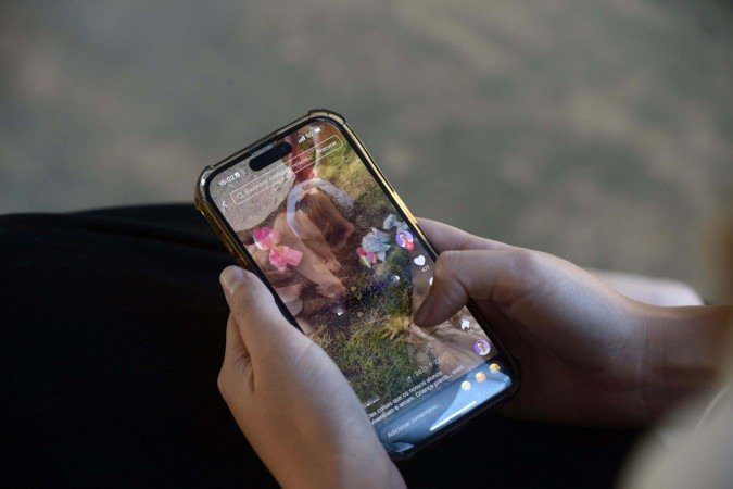 11/08/2025 Ed Alves CB/DA Press. Cidades. Uso de celular com Adolescentes - Crianças.  -  (crédito:  Ed Alves CB/DA Press)