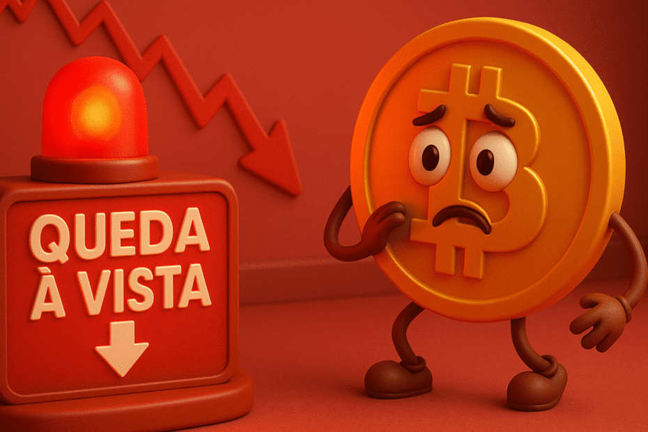 Queda à vista? Indicador da Glassnode acendeu um sinal vermelho para o Bitcoin