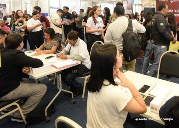 Com mais de 1.000 vagas, São Bernardo promove Feira de Emprego Inclusiva